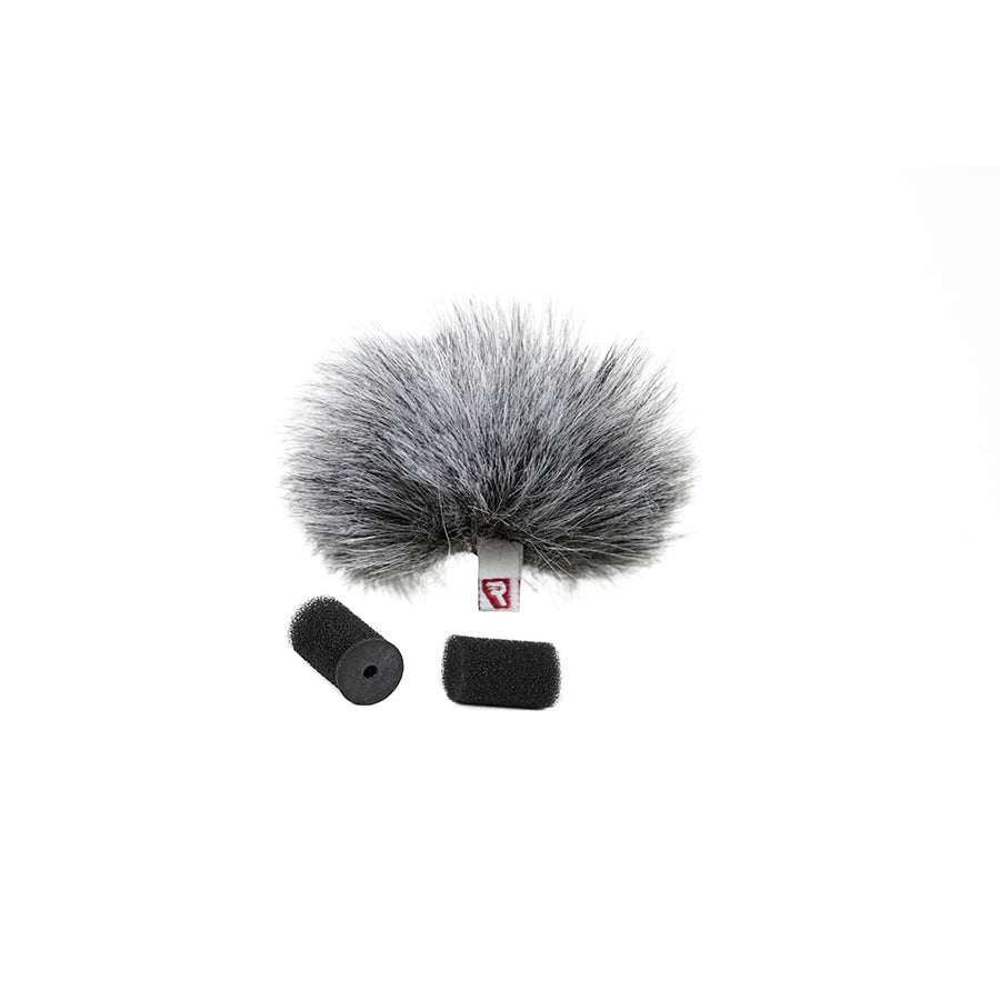 Ветробрани плюшени 2бр. Rycote за брошки - сив