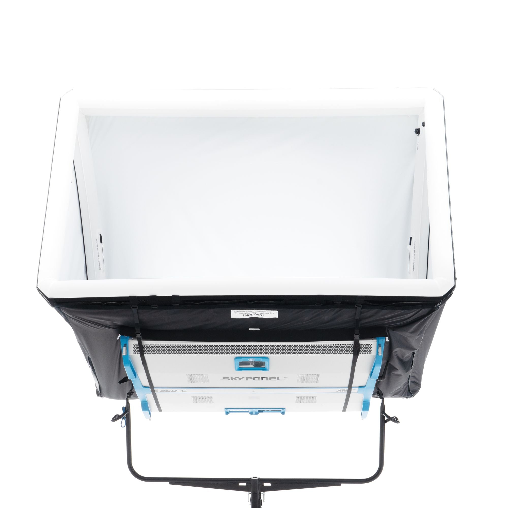 Надуваем софтбокс DoPChoice SnapBox AirGlow 2x2 за панели като Creamsource Vortex24 и Arri S360