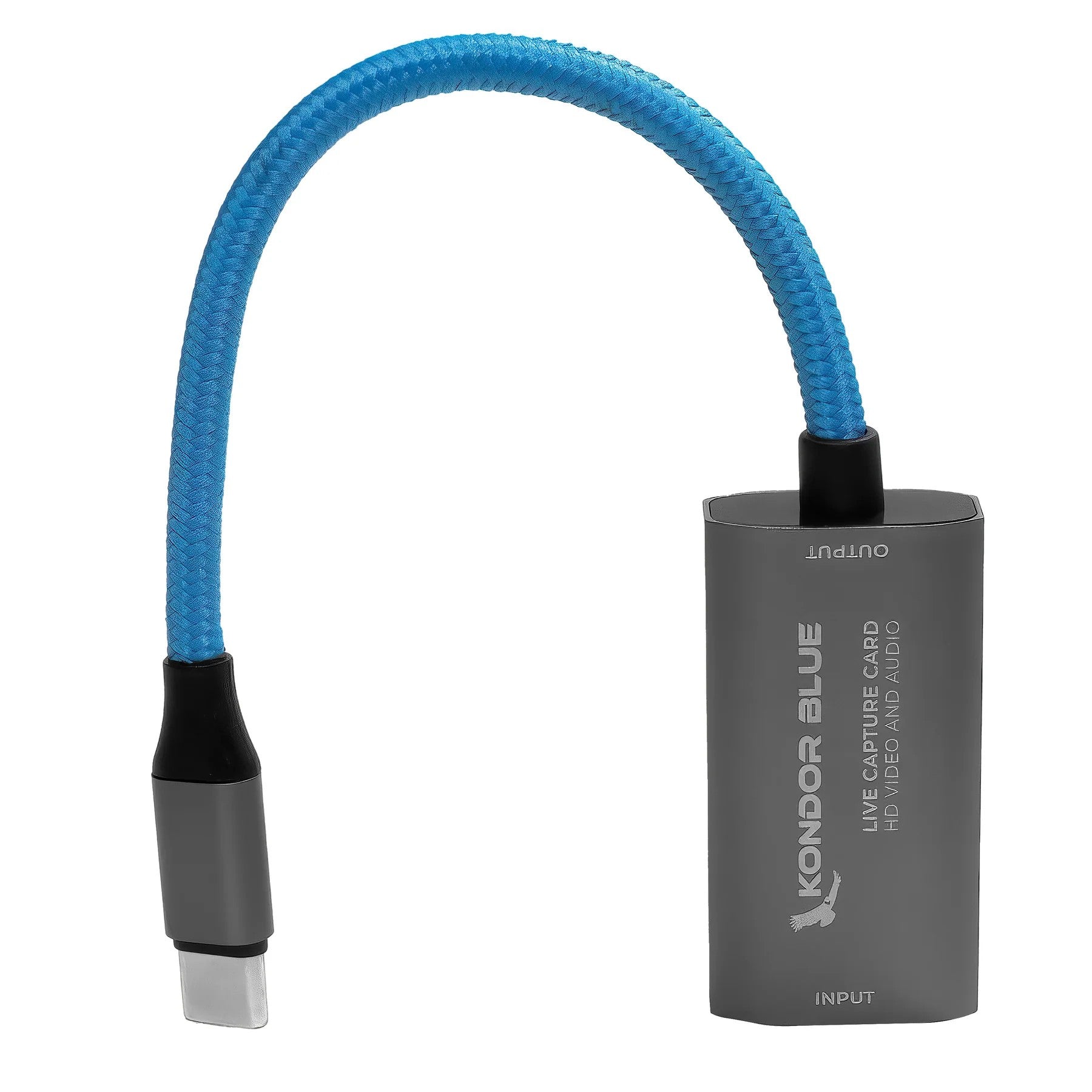 Kondor Blue HDMI към USB C карта за заснемане за видео и аудио стрийминг на живо