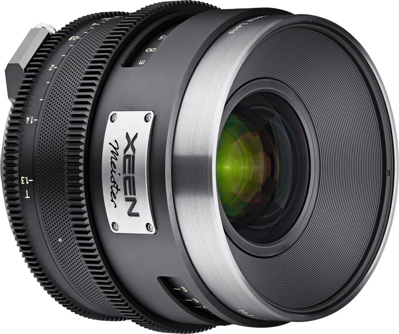 Кино обектив XEEN Meister 35mm T1.3 Sony E - 8K - Карбонов корпус