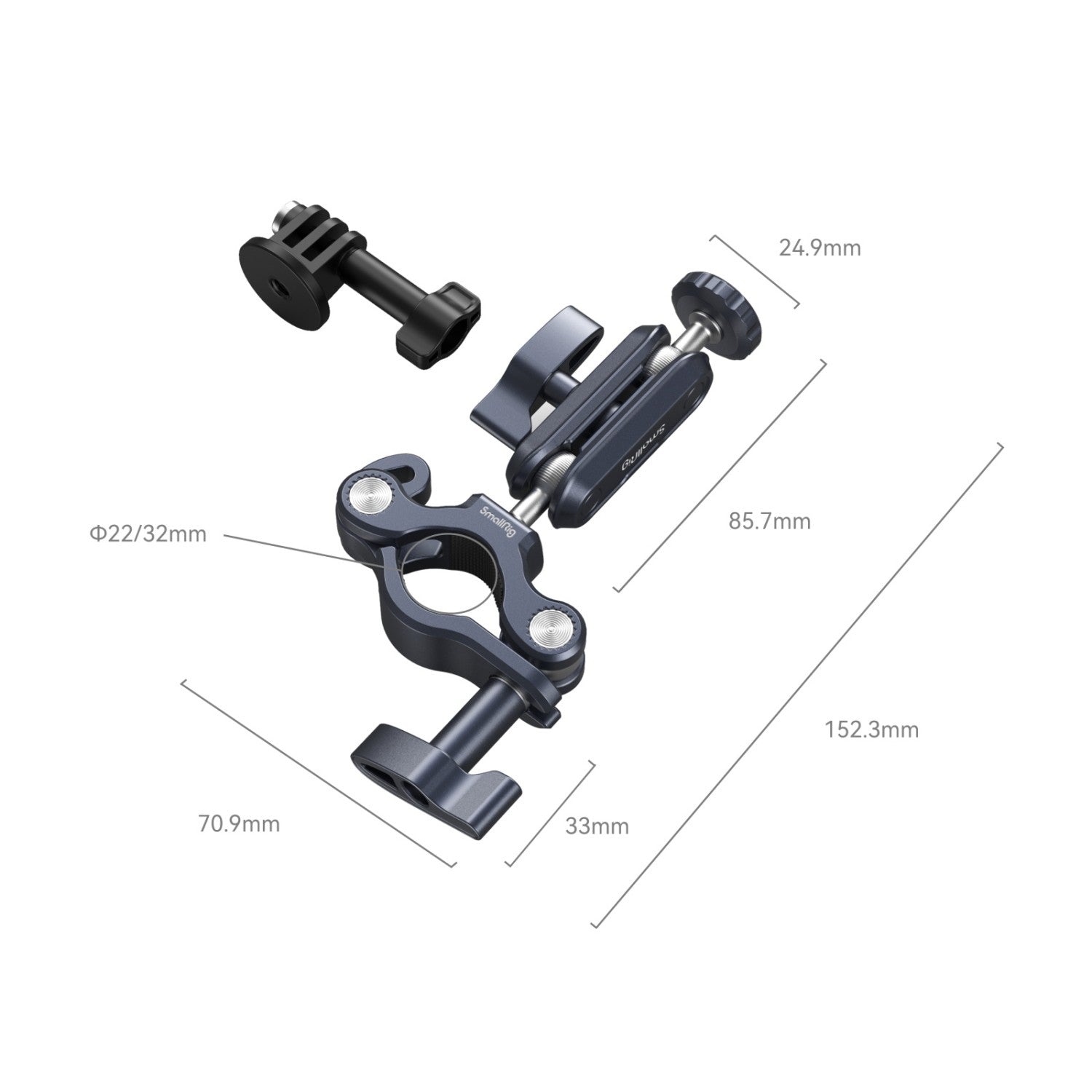SmallRig Скоба за монтиране на кормило за екшън камери 4191