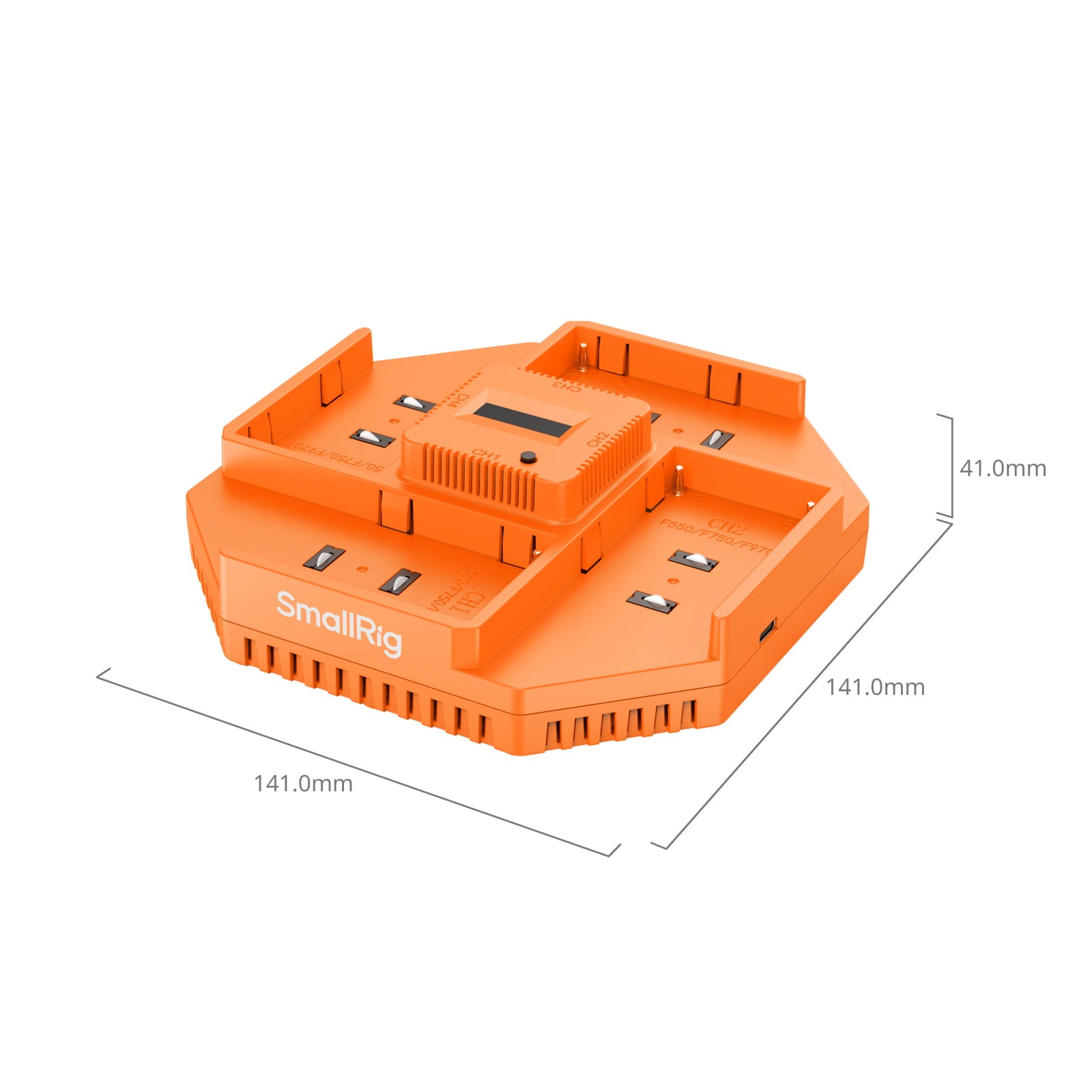 4-канално зарядно устройство за NP-F батерии Smallrig