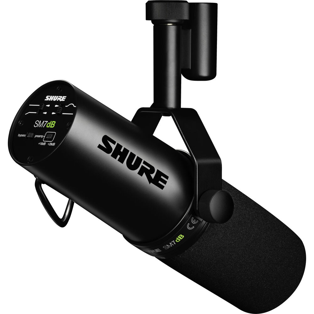 SHURE SM7dB Dynamic Vocal Microphone With Built-in Preamp