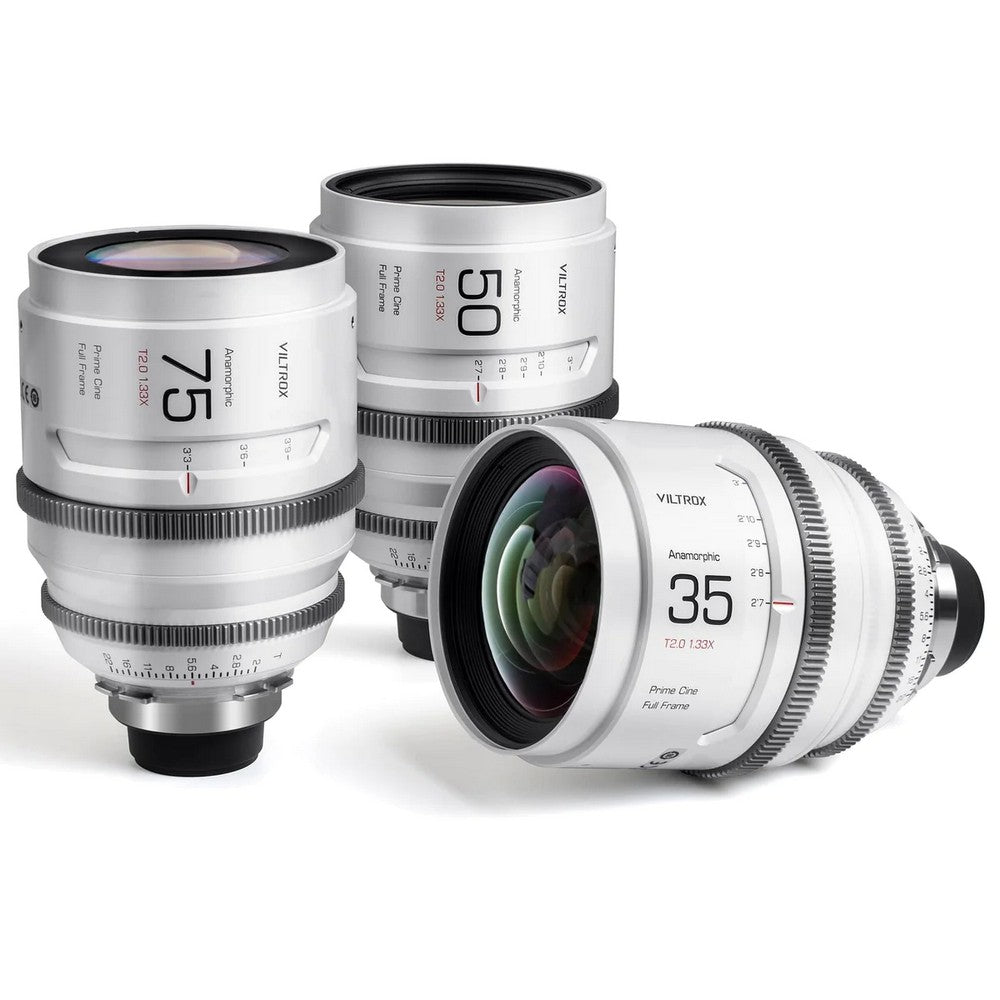 Viltrox Epic Комплект 3 анаморфни обектива 35/50/75мм Т2.0 1.33x (PL)