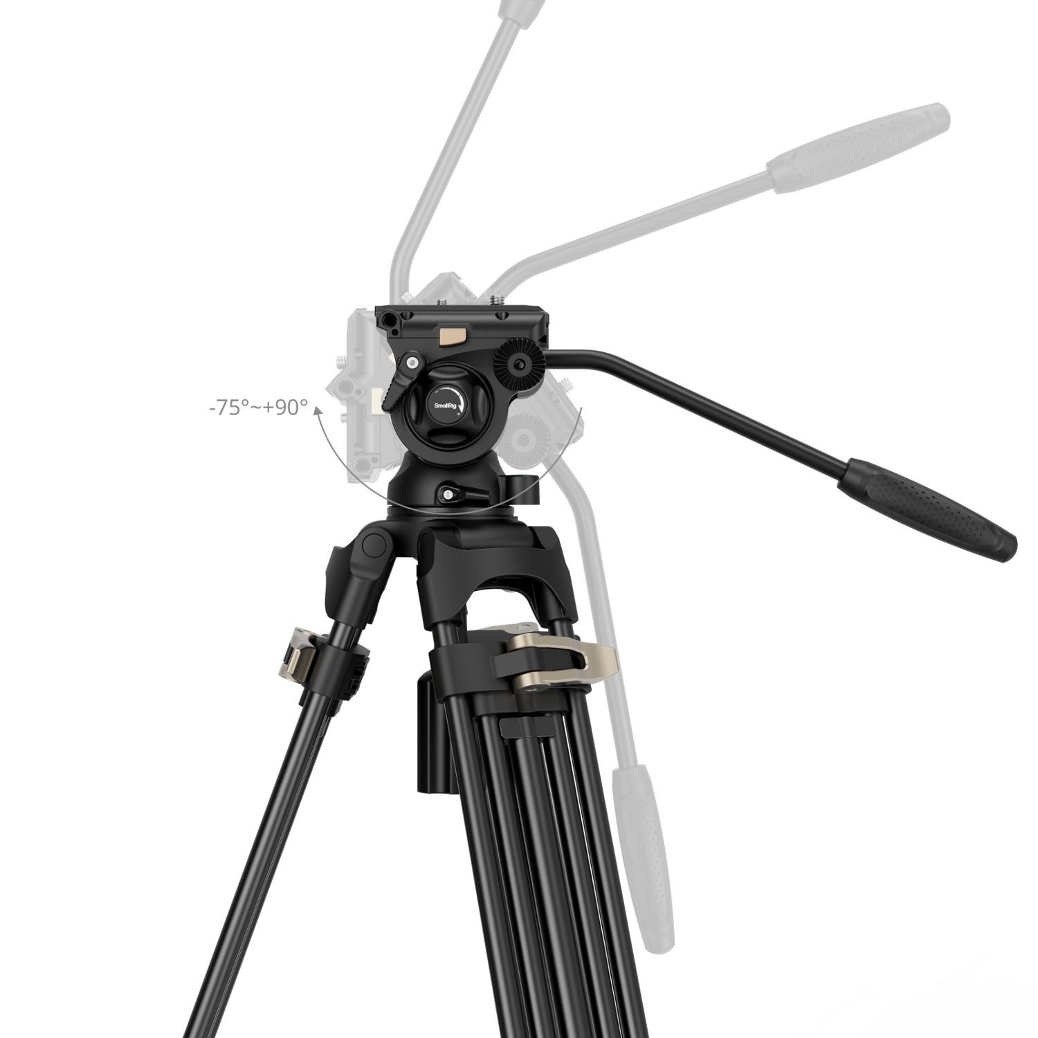 Комплект видео статив SmallRig Heavy-Duty Fluid Head Tripod AD-01S 4686