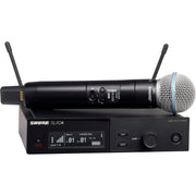 Безжична система Shure SLXD24E/B58-G59(470-514 MHz) с ръчен микрофон и капсула BETA58-суперкардиод
