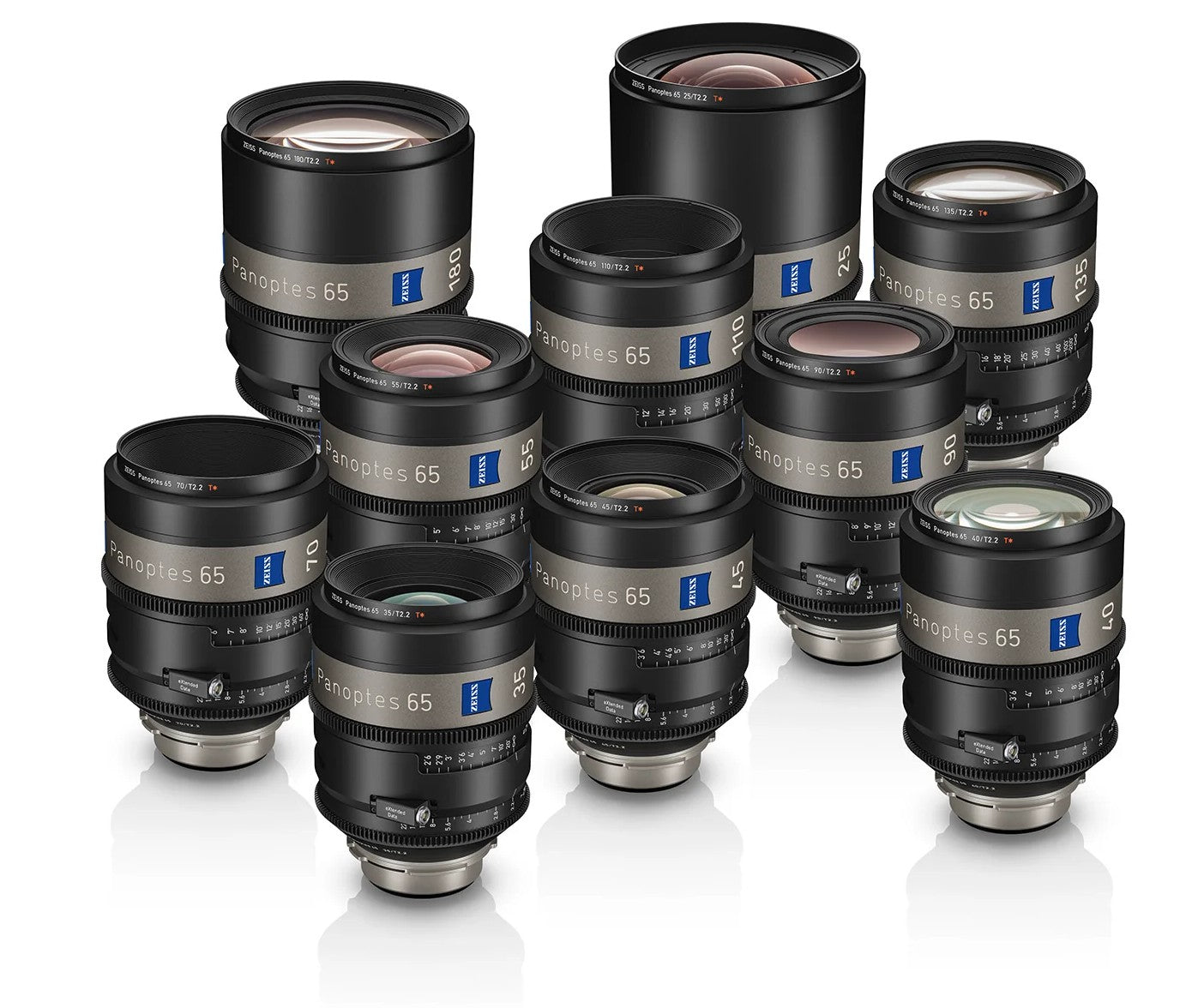 Кино обектив ZEISS Panoptes 65 25mm T2.2 (LPL, Метрична скала)