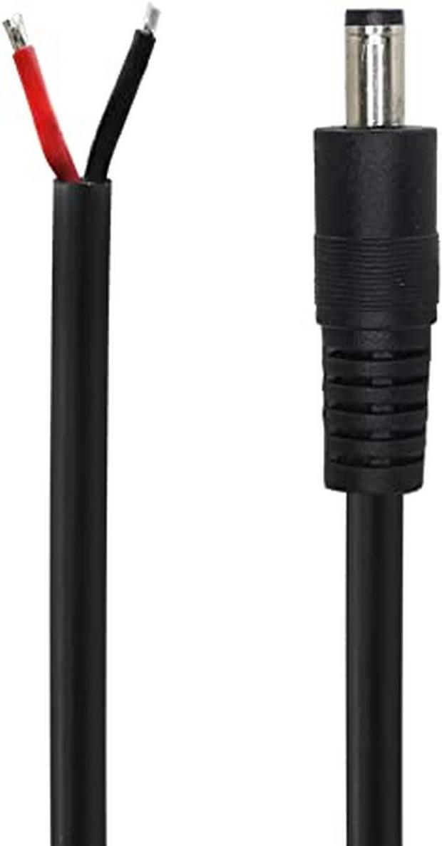 Cable DC 5.5mm x 2.5mm Male to Blank Wire