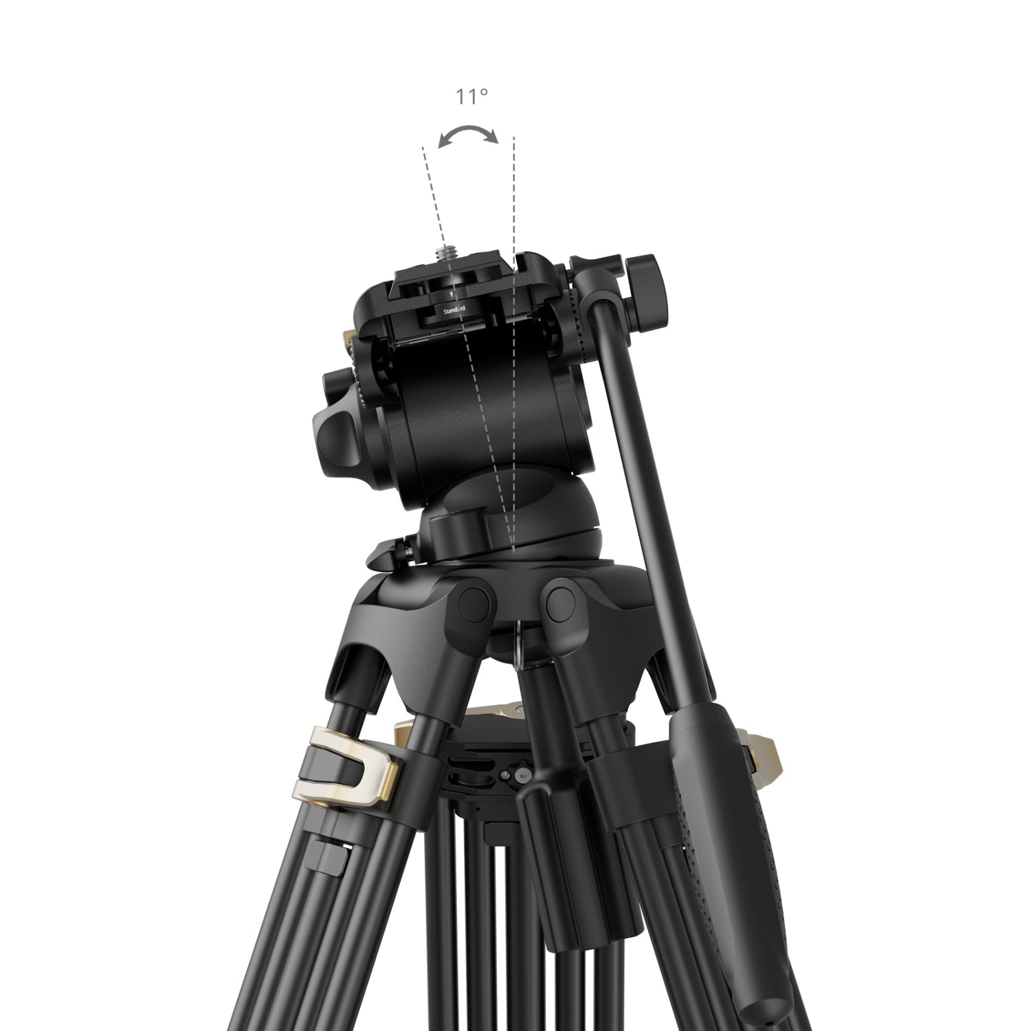 Комплект видео статив SmallRig Heavy-Duty Fluid Head Tripod AD-01S 4686