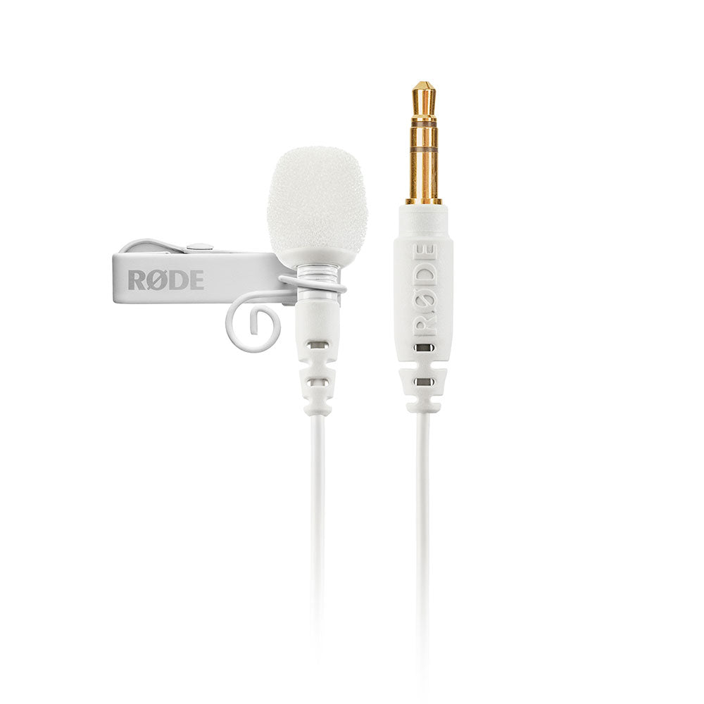 Микрофон брошка Rode Lavalier GO - Бяло