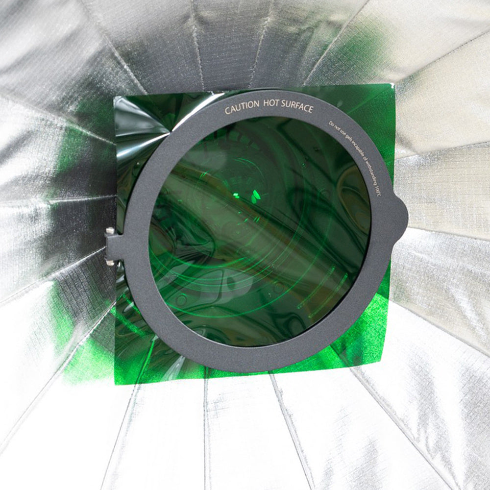 Quick assembled parabolic softbox with grid and gels Dynaphos 60cm