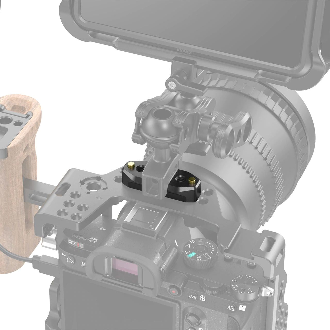 НАТО Релса с ARRI локализиращ винт 48мм SmallRig