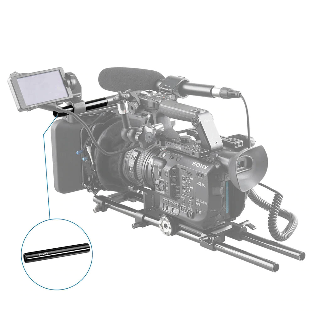 2бр. 10 cm алуминиеви тръби SmallRig (M12-15mm)
