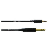 Кабел CORDIAL CFM 1,5 WV – 6.3mm стерео към 3.5mm стерео