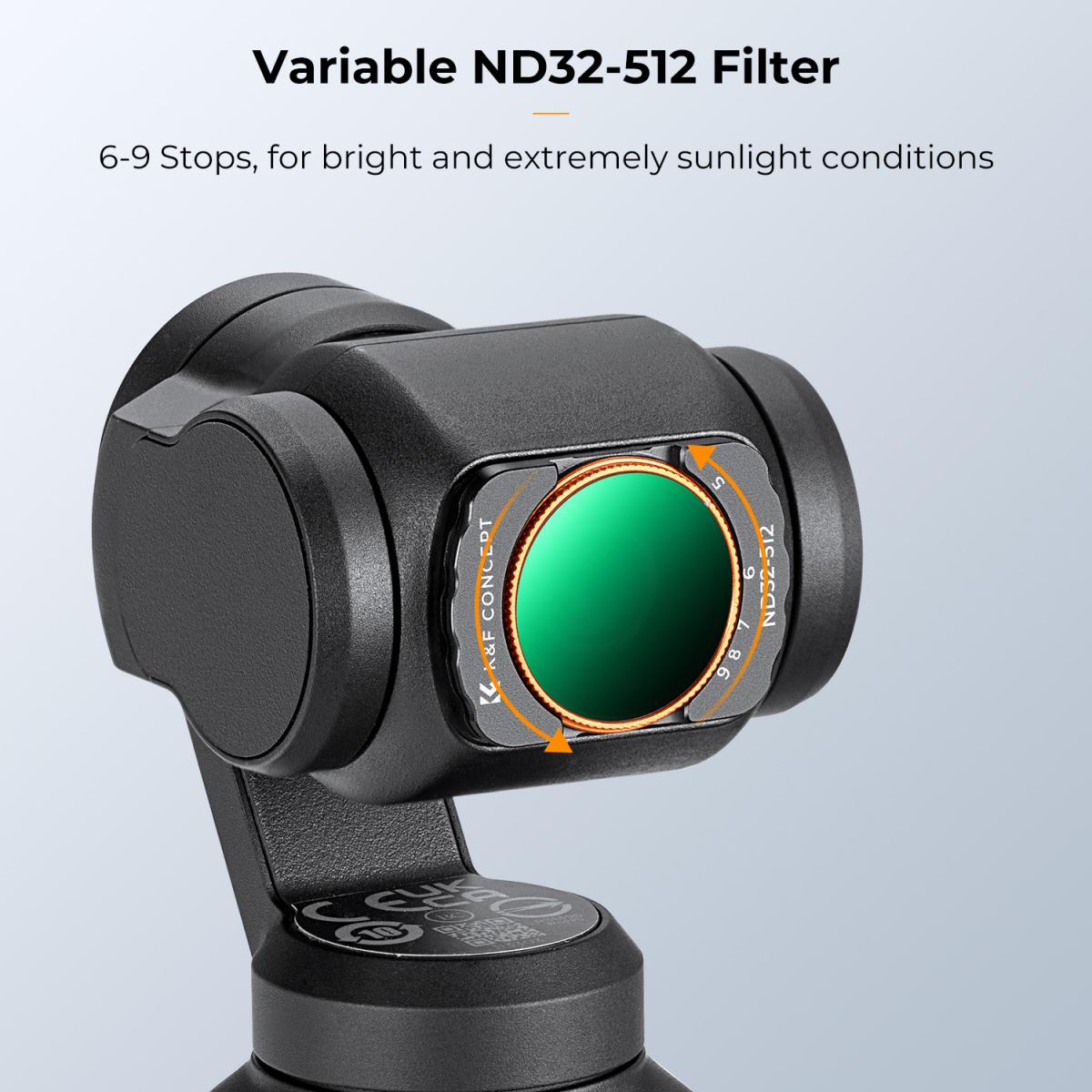Комплект VND магнитни филтри ND2-32 и ND32-512 K&F Concept
