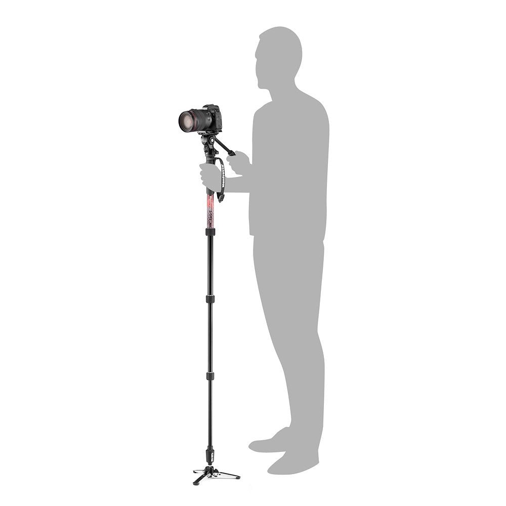 Видео монопод Manfrotto Element MII - aлуминиев -  с флуидна глава MVH400