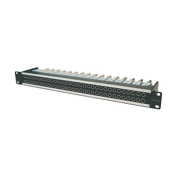 32MD-ST 1RU 32ch Mid-size Patchbay, Normal Thru (Patch Lower)