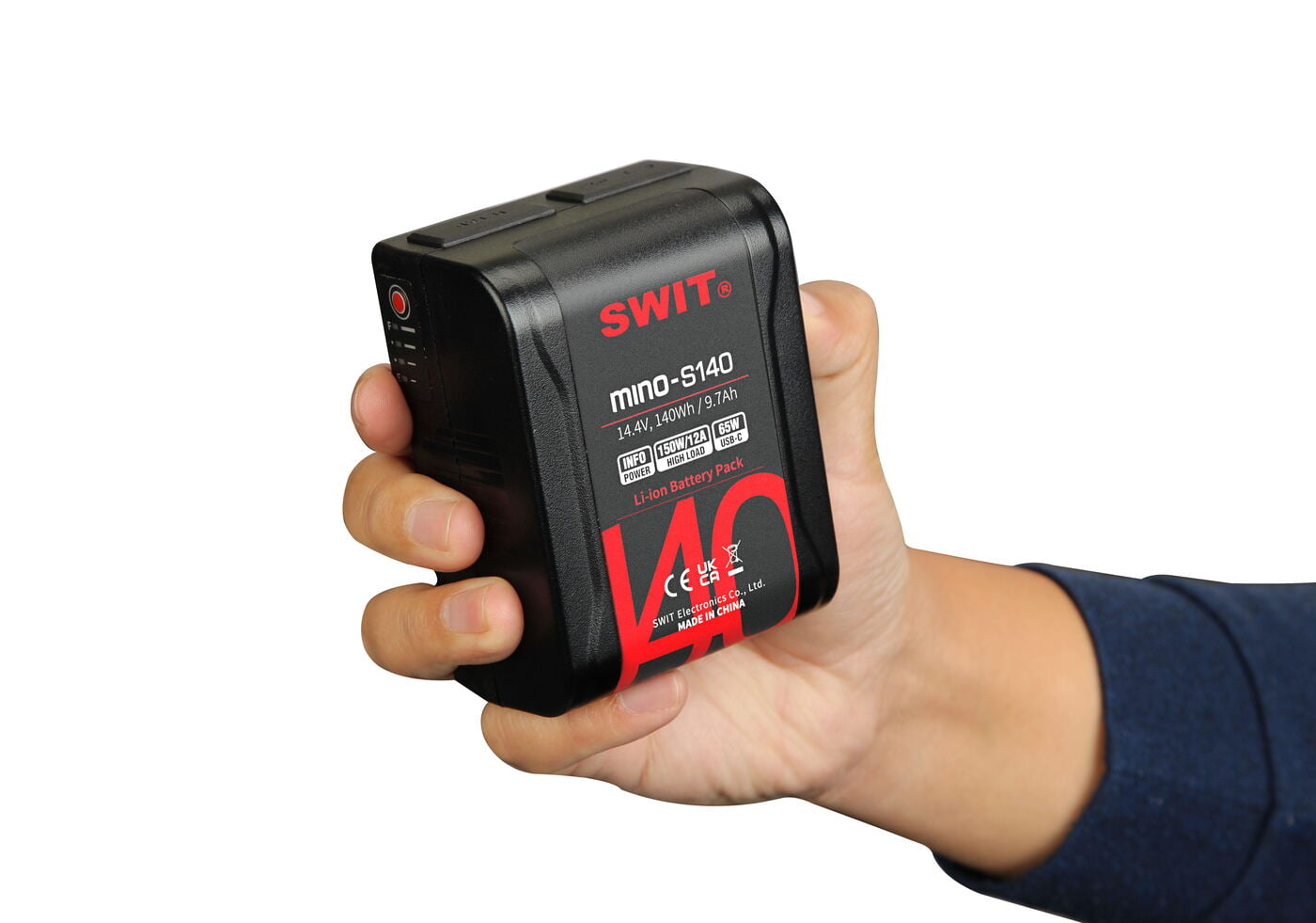 Мини V-Lock Battery Swit Mino-S140 - 140Wh - USB-C, USB-A, D-tap