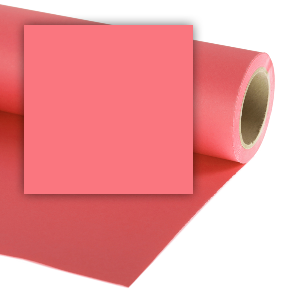 Xартиен фон Colorama - 2.72 x 11 м - Coral Pink