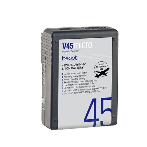 bebob микро V-Mount батерия 43 Wh