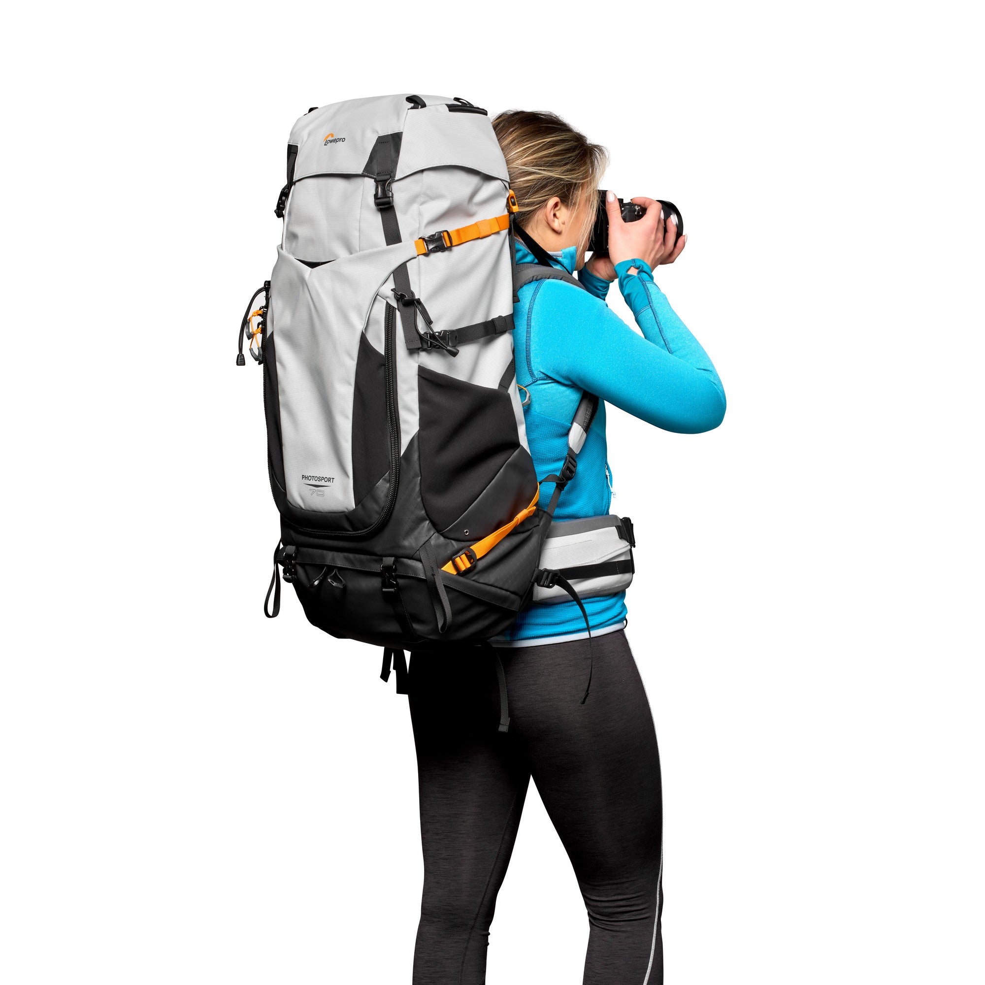 Раница Lowepro PhotoSport PRO 70L AW III (M-L) - Сив