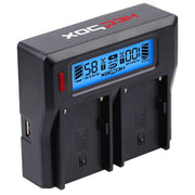 Hedbox DC50 Digital Dual Battery Charger /EU Power Plug