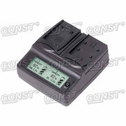 Мултифункционално двуканално зарядно устройство за Canon LP-E6 батерии CONST