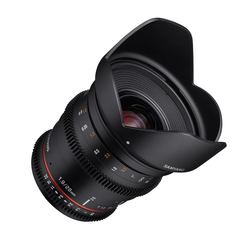 Samyang 20mm T1.9  VDSLR ED AS UMC for Canon EOS