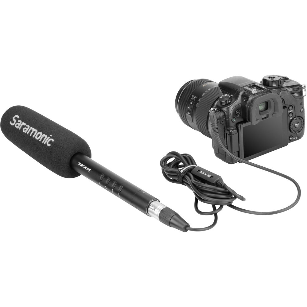 Кабел-адаптер Saramonic SR-XLR35 - XLR(женски) към 3.5mm TRRS за връзка с камери и смартфони - 3m