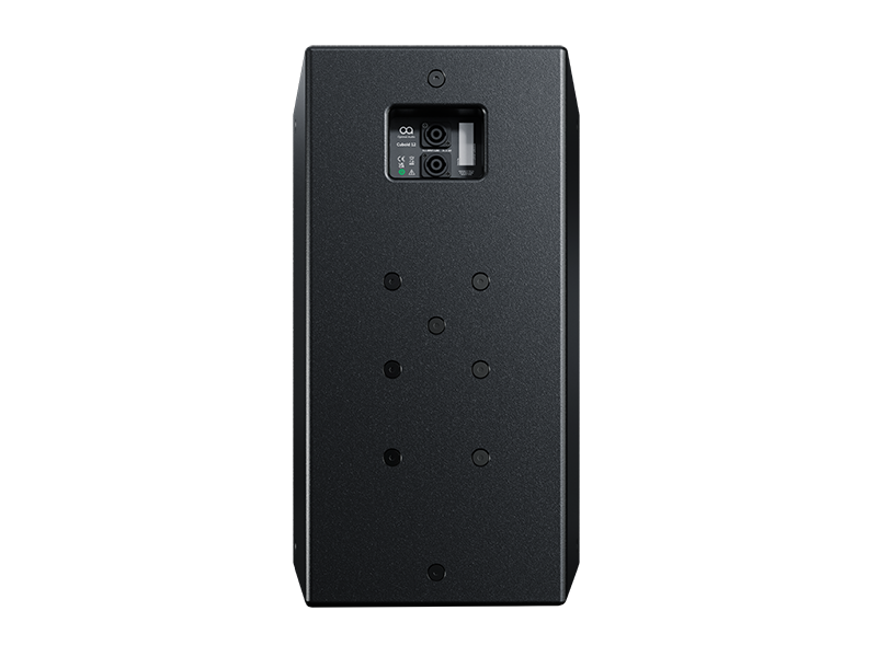 Optimal Audio Cuboid 12 cabinet speaker, 300w 8Ω in black, requires a mount