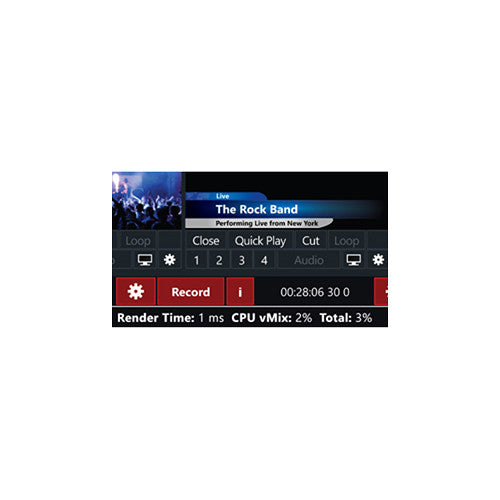 vMix 4K Live Production, Streaming & Mixing Software