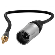 Kondor Blue 16in XLR Male to 3.5mm Male Mini TRS