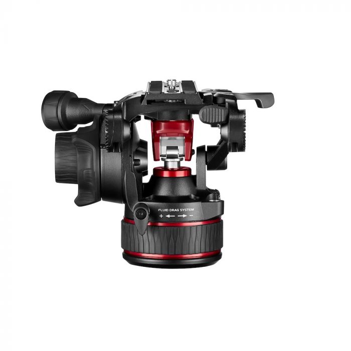 Manfrotto Nitrotech 612 video head, alu twin leg tripod ms