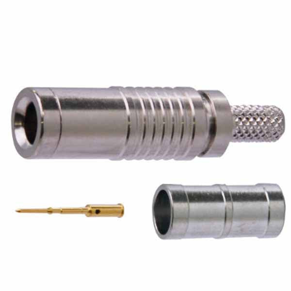 Мъжки конектор DIN 1.0/2.3, Push-pull, CANARE DCP-C25HD за кабел L-2.5CHD, belden 1855A