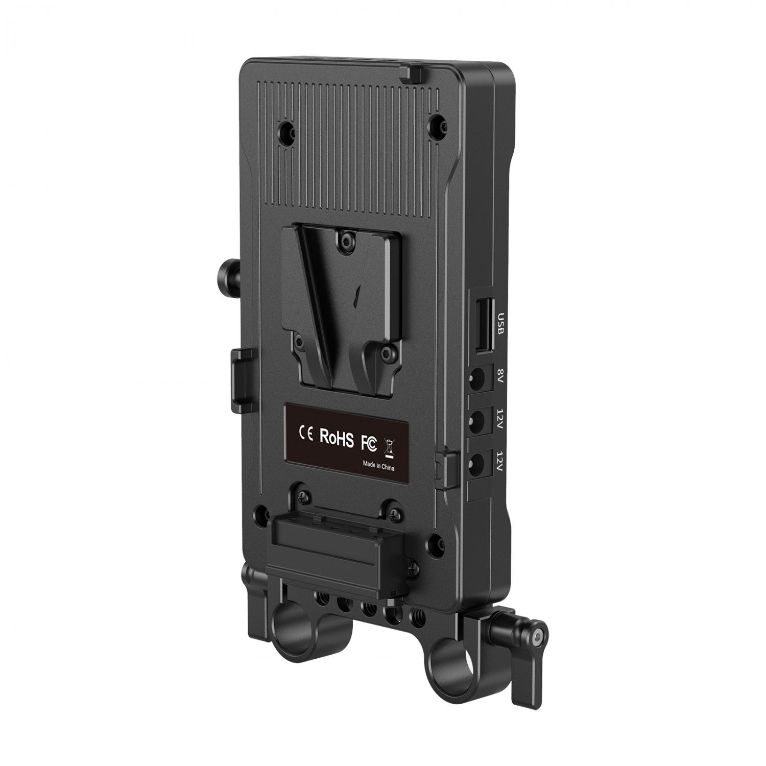 Адаптерна плоча за V-lock батерия SmallRig с двойна 15 мм скоба за тръби 3203B