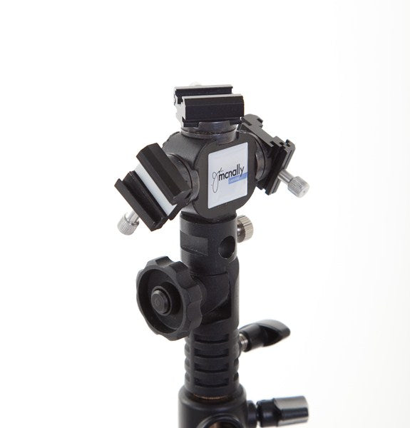 Manfrotto 2457JM Joe McNally TriFlash троен държач