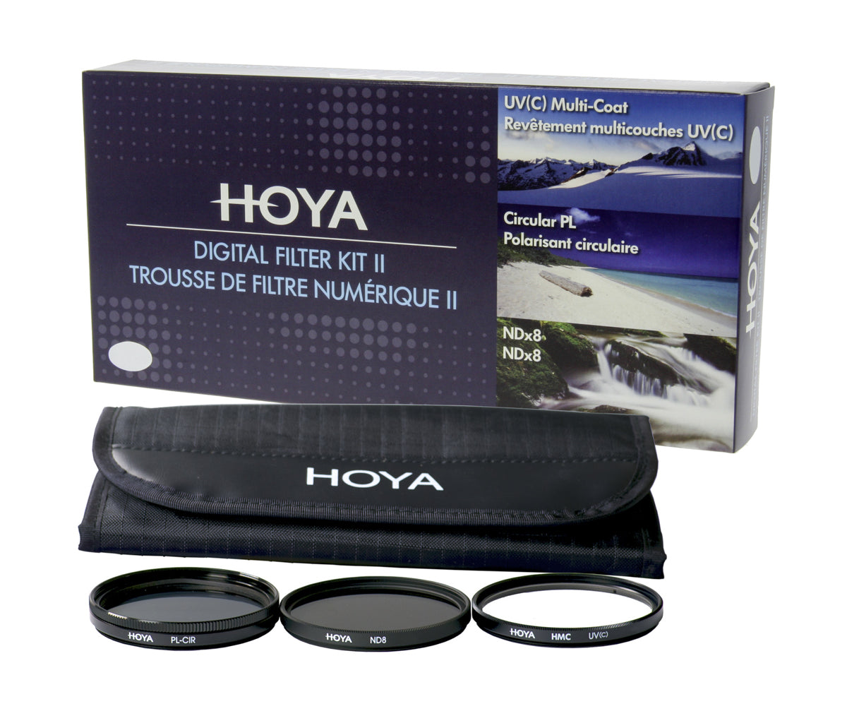 Комплект филтри Hoya 58mm DIGITAL FILTER KIT 2 - UV, CPL и ND8 филтри