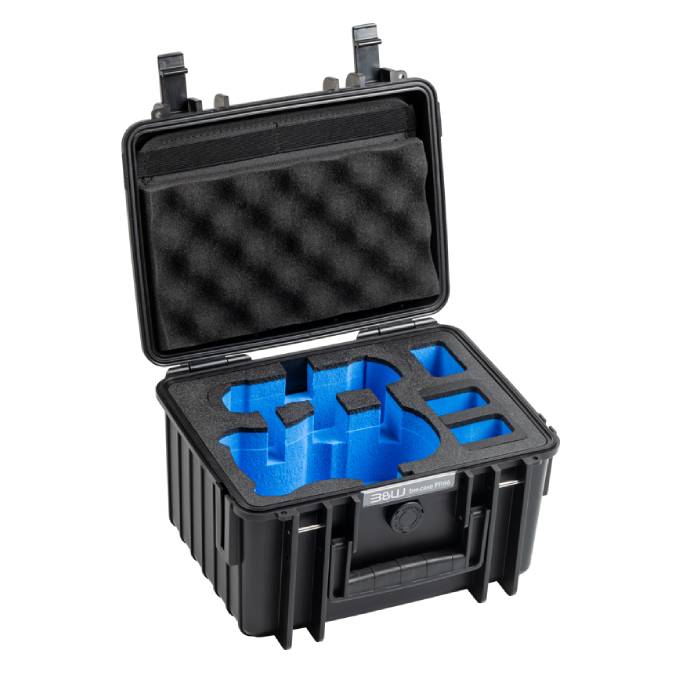 Удароустойчив куфар B&W Type 2000 за DJI Mini 5 PRO - черен