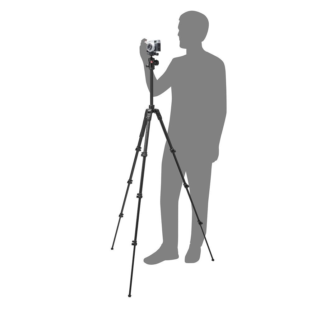 Tуристически статив Manfrotto Befree Advanced AS с щипки - черен - 10г. Гаранция