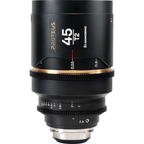 Анаморфен обектив Laowa Proteus 2X Anamorphic 45mm T2 - Кехлибарен отенък - метров