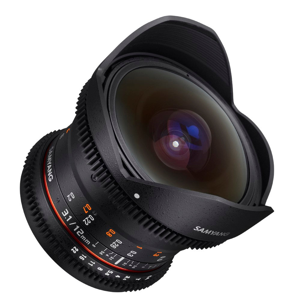 Обектив Samyang 12mm T3.1 VDSLR ED AS NCS Fish-Eye за Canon EOS