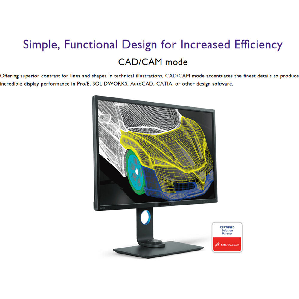 Монитор BenQ PD3220U 32 инча - IPS - 4K UHD LED 5ms 4K P3 Thunderbolt 3 Designer Monitor