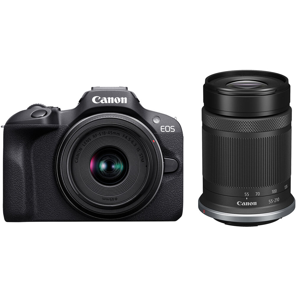 Canon EOS R100 + RF-S 18-45 and RF-S55-210
