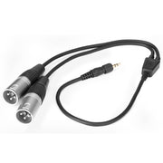 Cable Sr-Um10-Cc1 Locking 1/8″ (3.5Mm) Trs Male To Dual Xlr Male Output Cable For Saramonic Wireless Receivers
