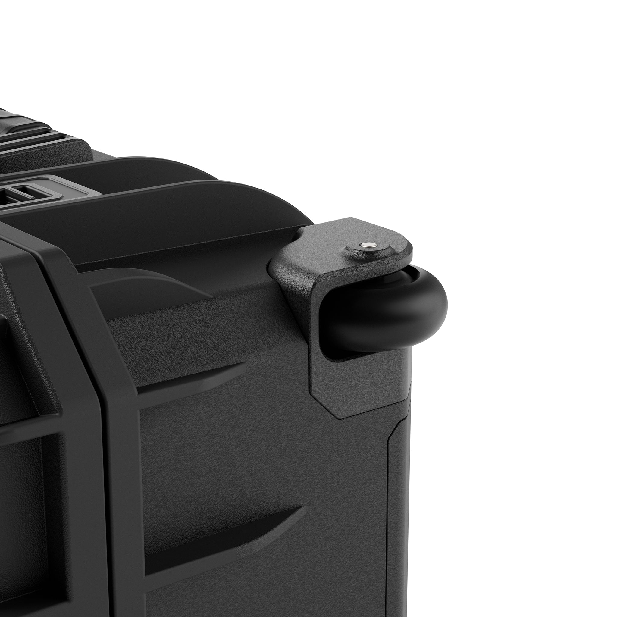 Твърд куфар с колелца GUTEK Tortoise T-300 Black - IP67