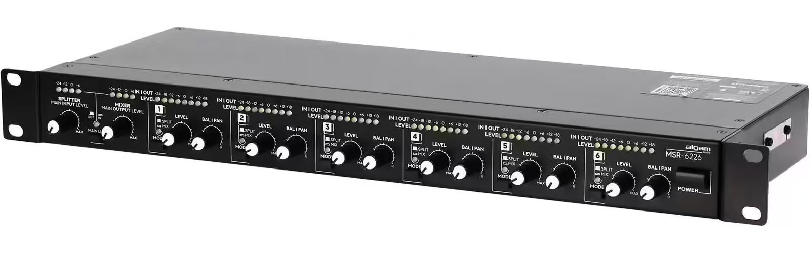 ALGAM AUDIO2-in-6 splitter