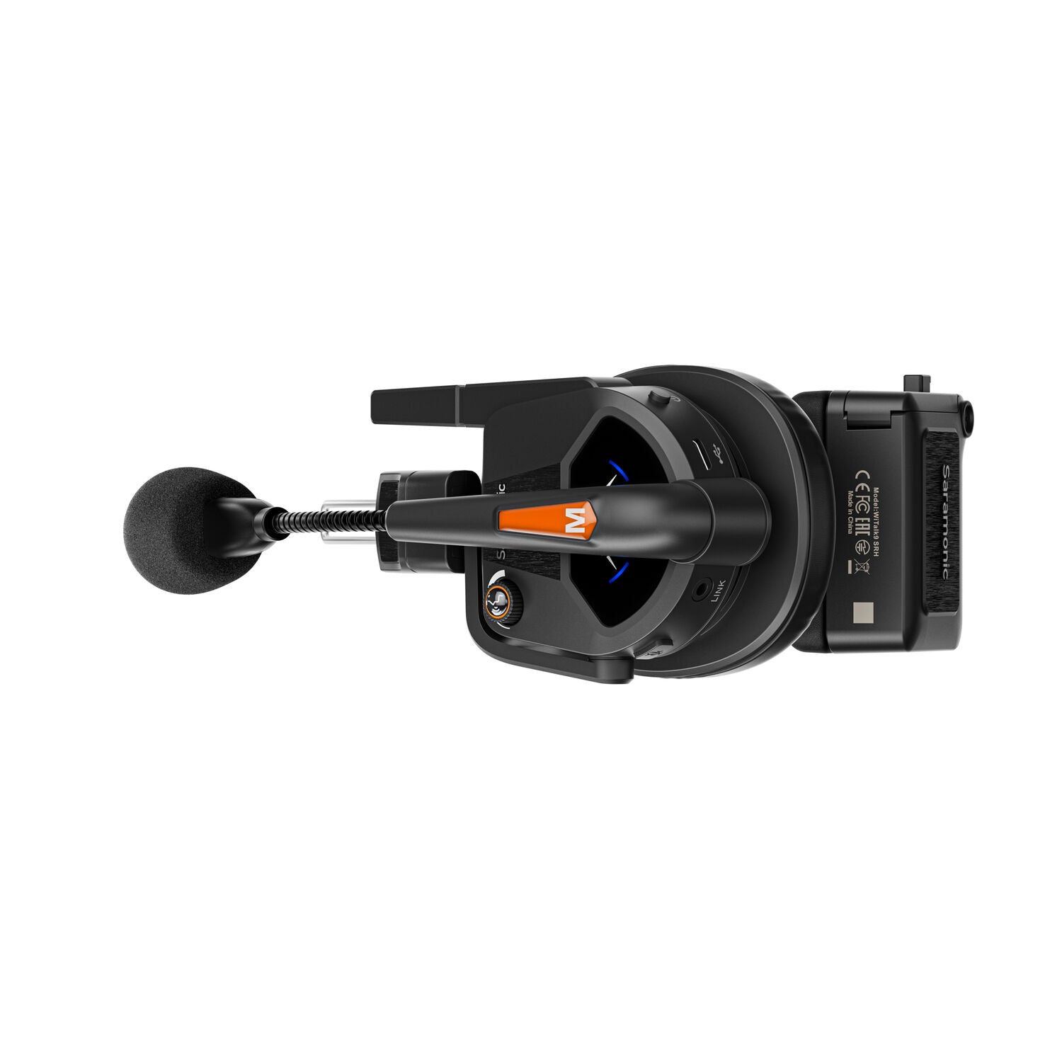 Интерком с 2 единични (1 мастър) слушалки Saramonic WiTalk9 WT2S Full-Duplex 1.9GHz DECT