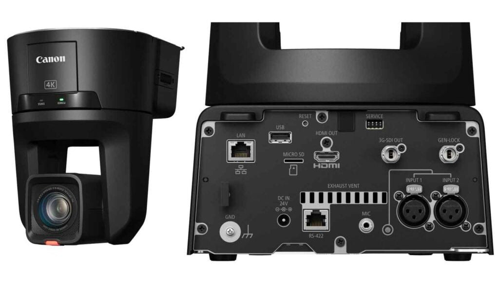 PTZ камера Canon CR-N500 4K - Черна - NDI - IP Streaming + Free Autotracking license