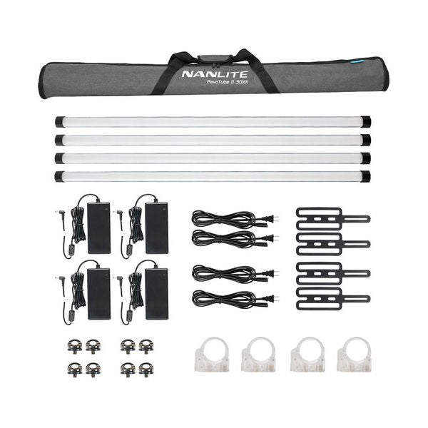 Nanlite PavoTube II 30XR RGB LED Pixel Tube Light (4-Light Kit)