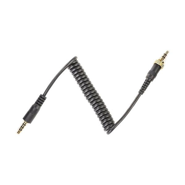 Аудио кабел Saramonic SR-PMC1 3.5 TRS (мъжки със заключване) към 3.5mm TRRS(мъжки) 25-38cm